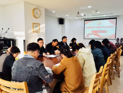 支部党员学习研讨党的十九届六中全会精神